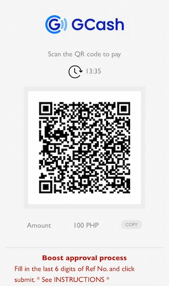 🔻Step 4: Open your GCash wallet and scan the QR to pay.